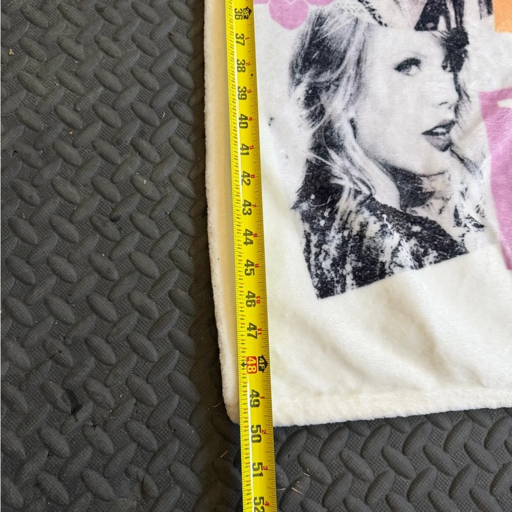Taylor Swift Throw- Colorful Collage Graphic Blanket - Pastel Multi